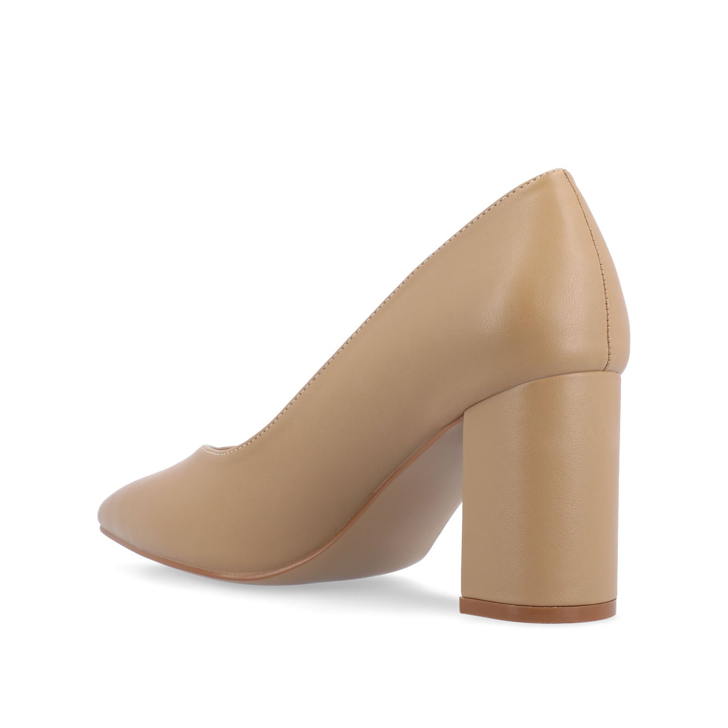SIMONNE WARM SHADE PUMP HEELS IN WIDE - Honey