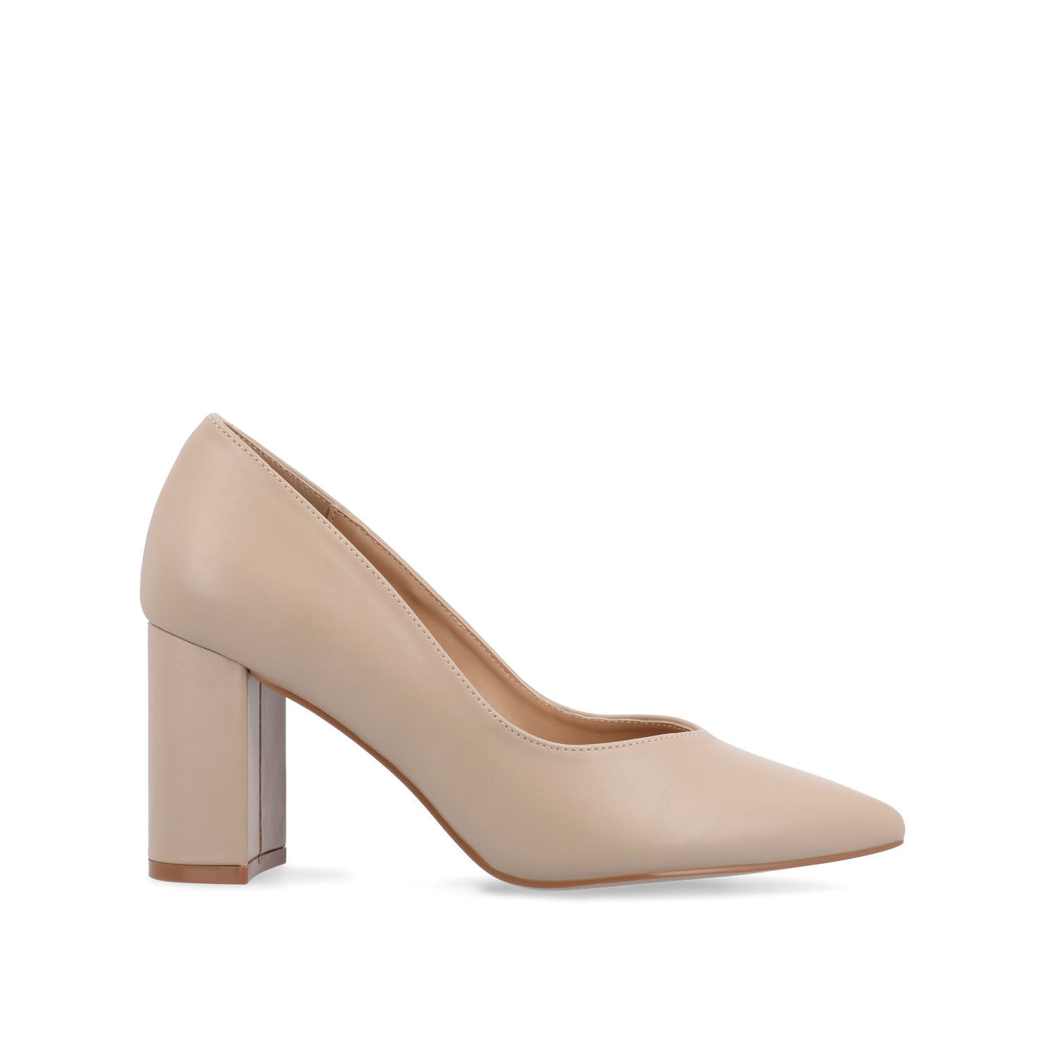 SIMONNE PUMP HEELS IN WARM SHADES - Wheat