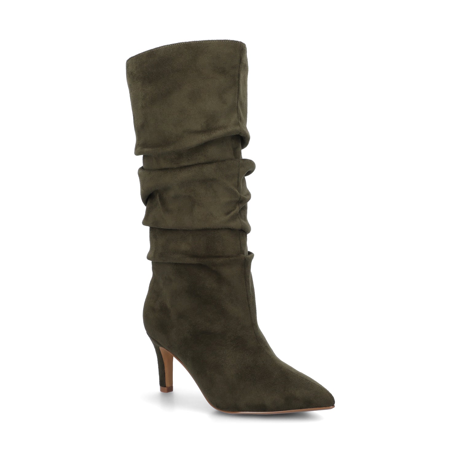SONNET SLOUCHY BOOTS IN EXTRA WIDE CALF - Olive