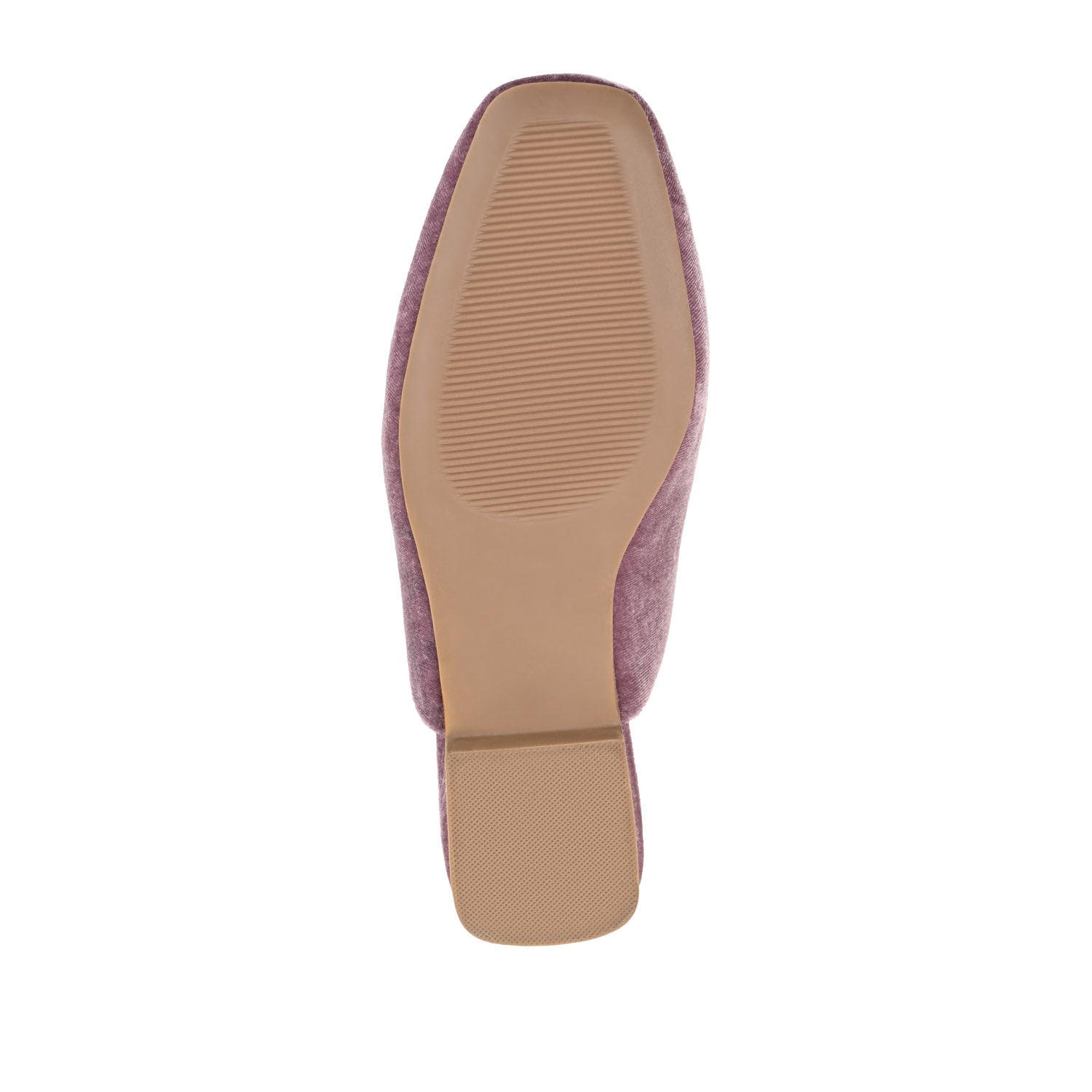 SONNIA DRESSY MULE FLATS IN VELVET - Lilac