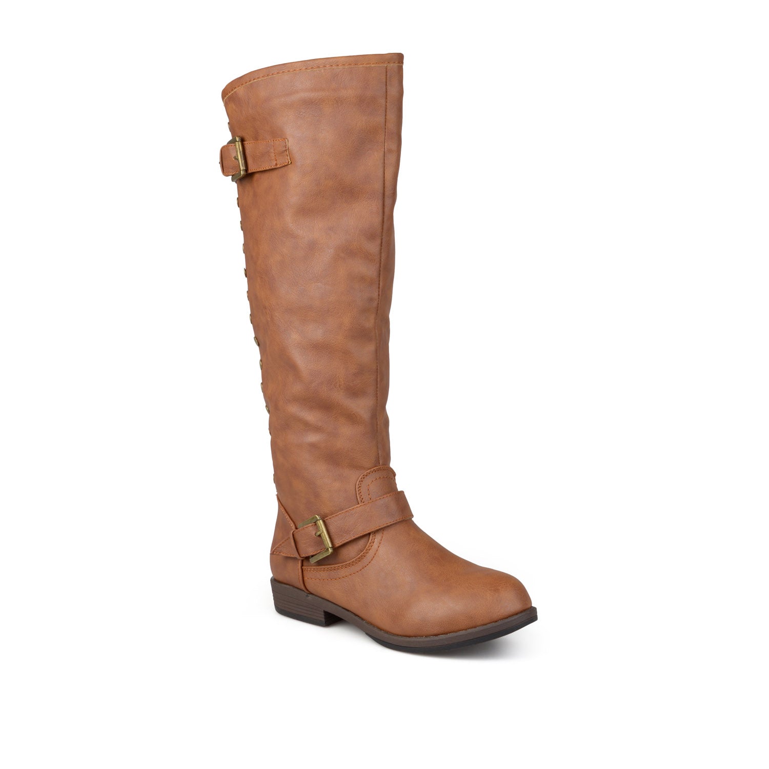 SPOKANE RIDING BOOTS IN X-WIDE CALF - Chestnut