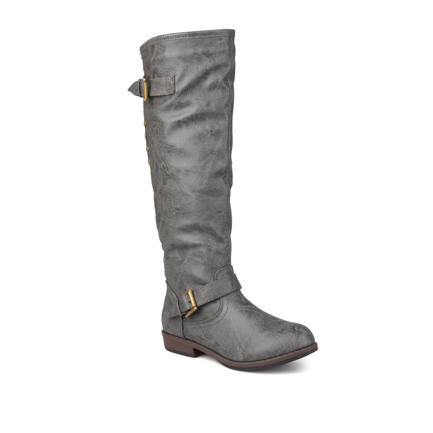 SPOKANE RIDING BOOTS IN X-WIDE CALF - Dark Grey