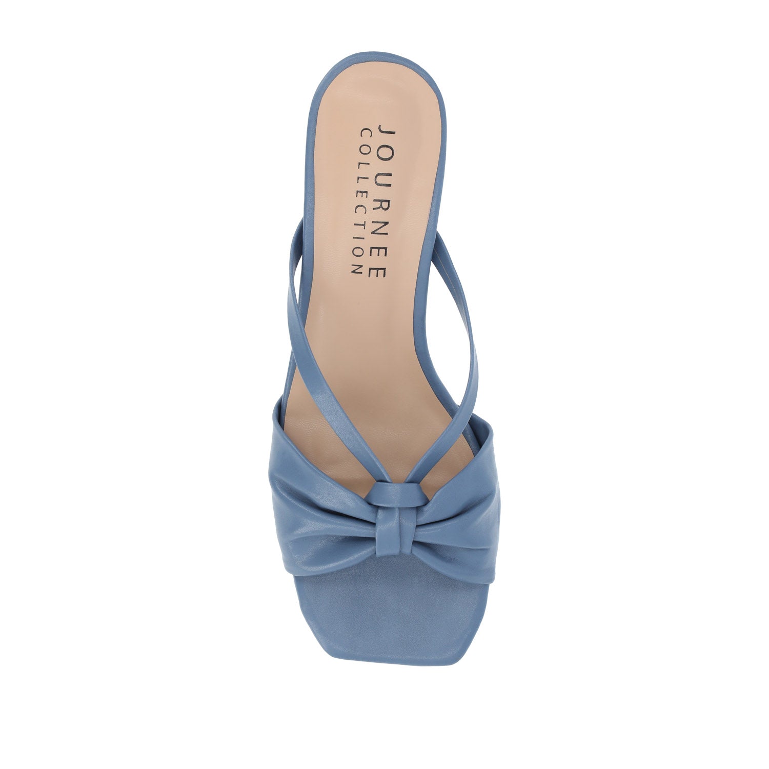 STARLING KITTEN HEELS IN VEGAN LEATHER - Blue