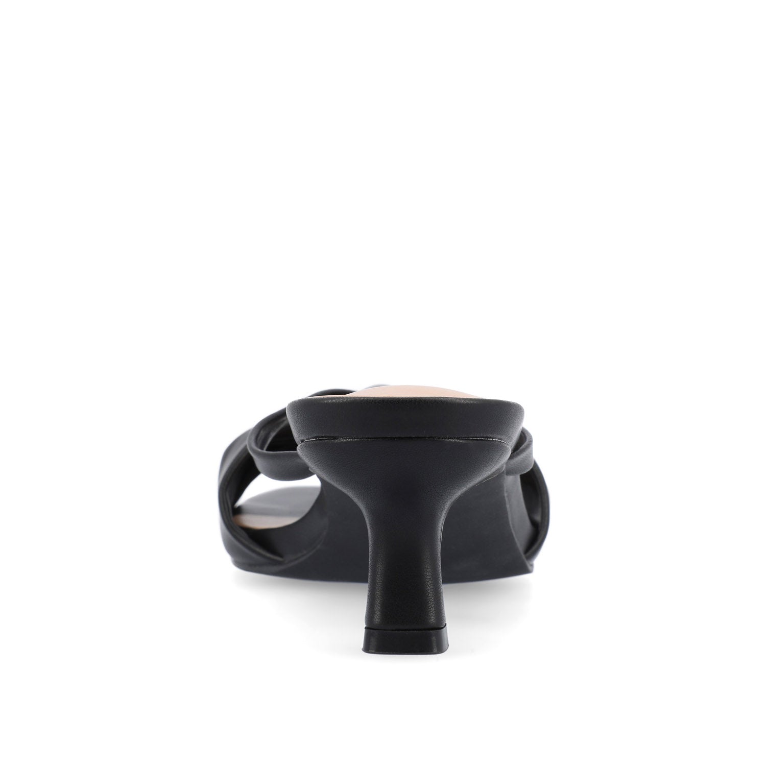 STARLING KITTEN HEELS IN VEGAN LEATHER - Solid Black