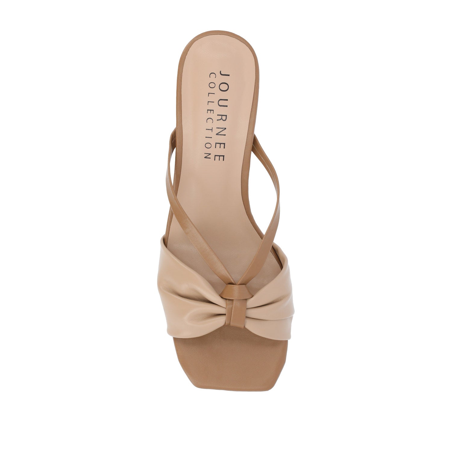 STARLING SLIP ON KITTEN HEELS IN STATEMENT - Tan