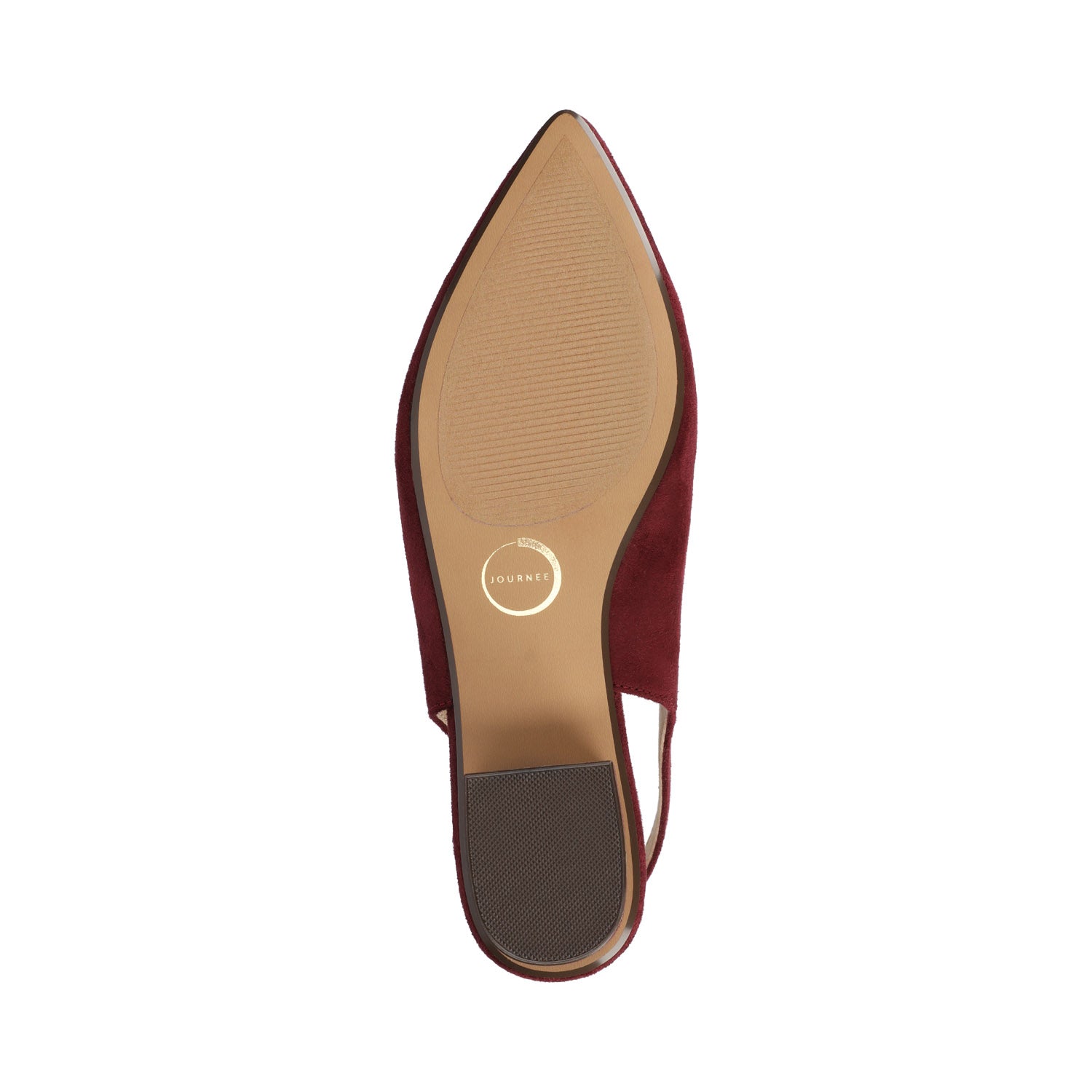 SYLVIA LOW BLOCK HEELS IN WIDE - Oxblood Suede