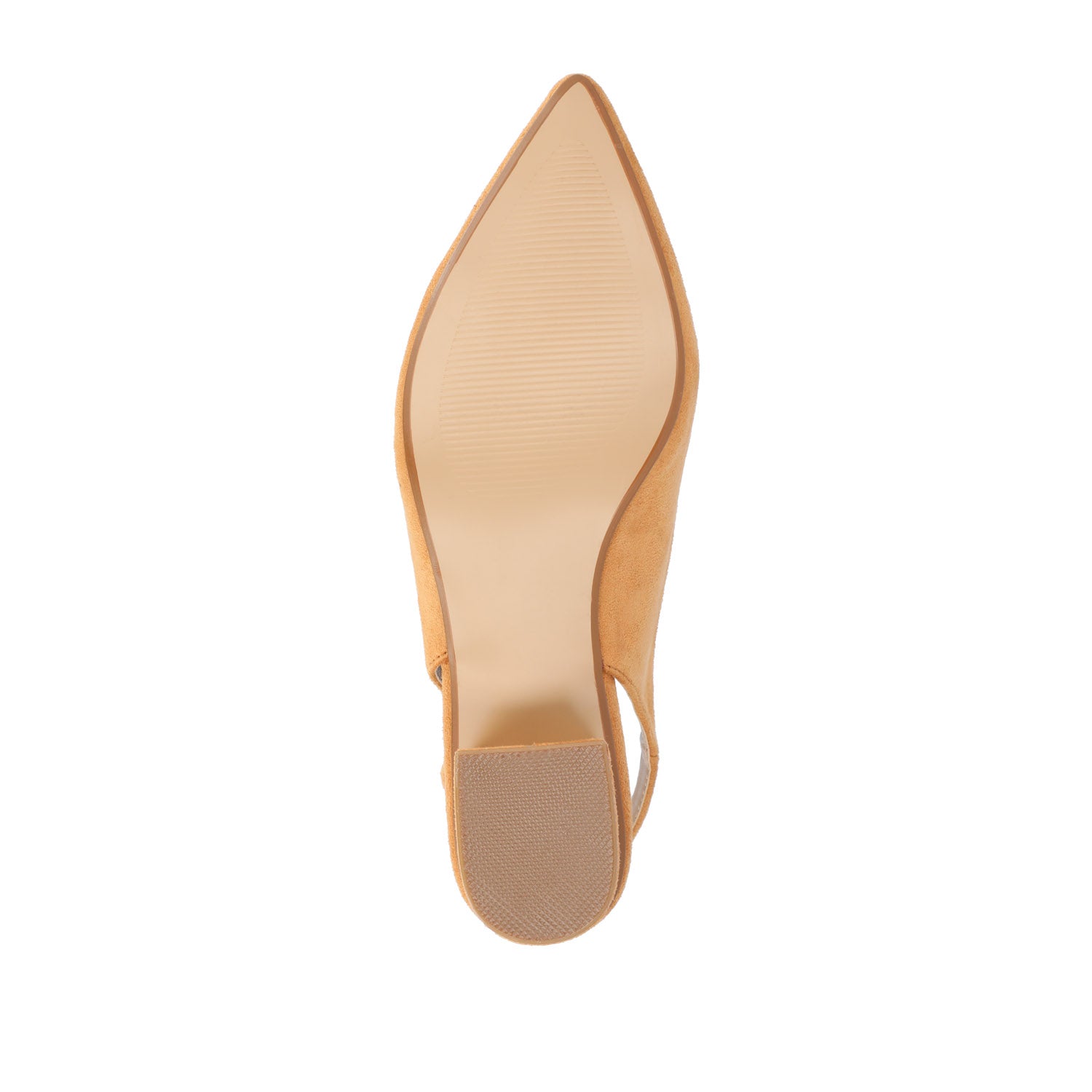 SYLVIA LOW BLOCK HEELS IN WIDE - Tan PU