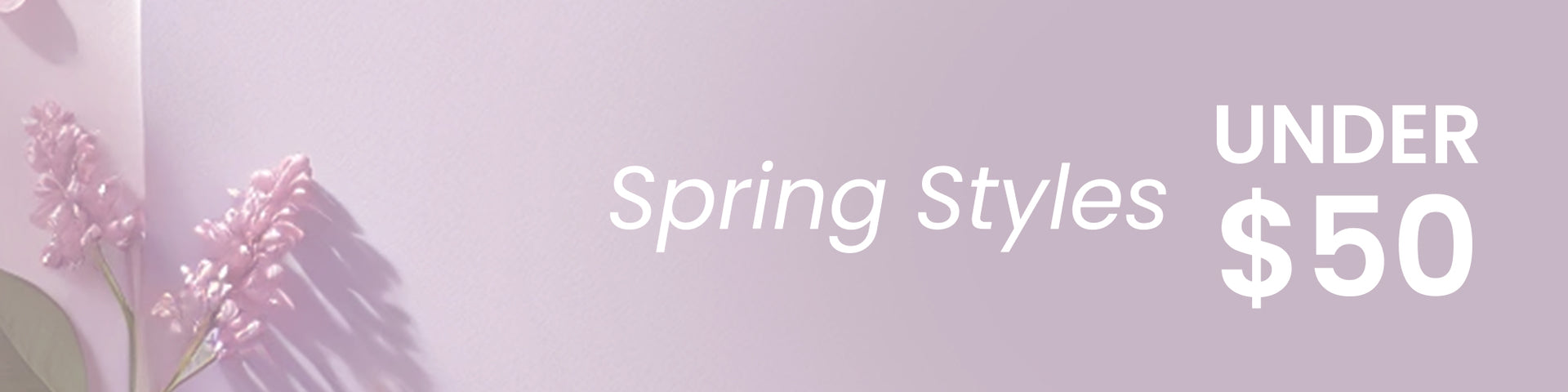 SpringUnder CollectionBanners Under50