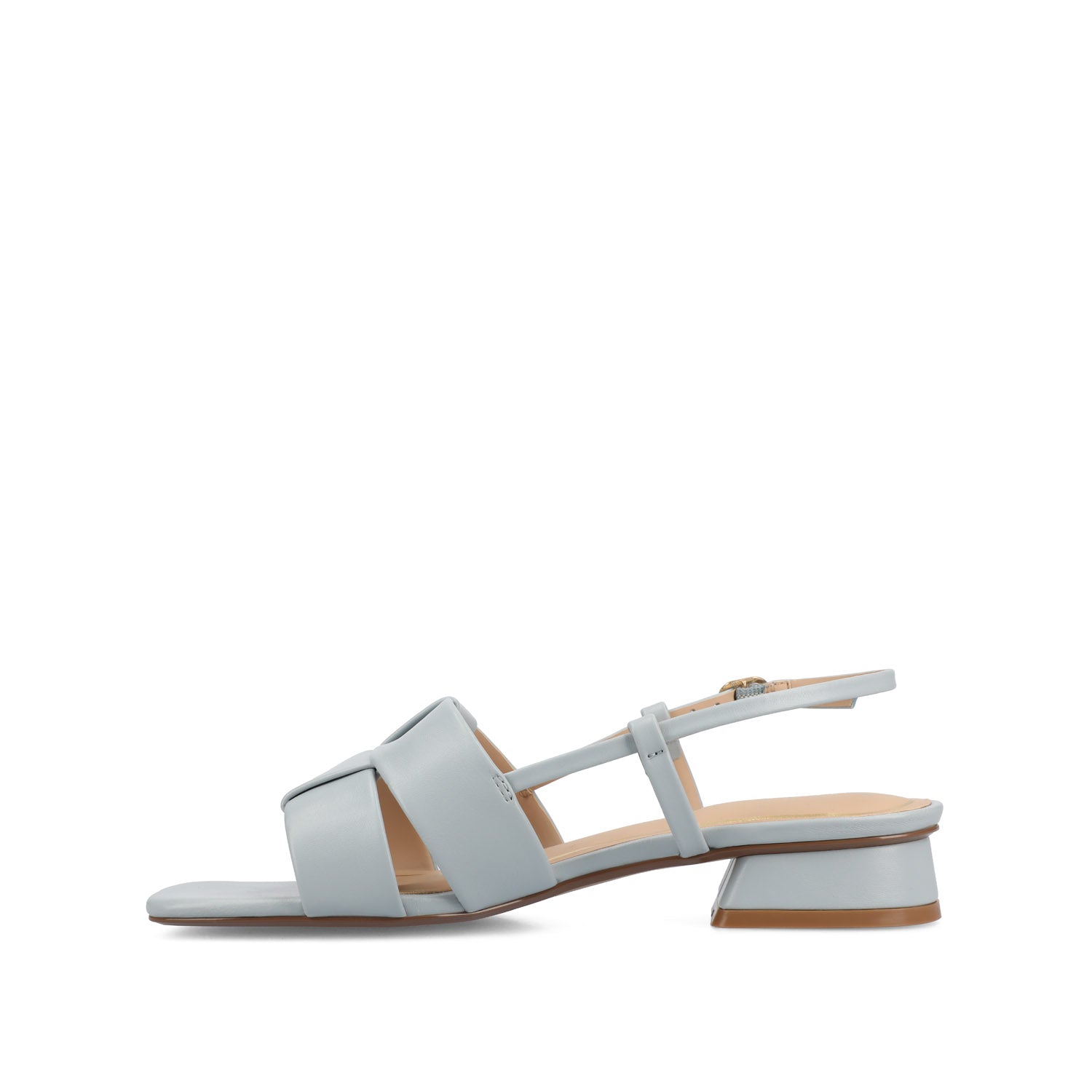 TABATHA LOW BLOCK HEELS IN VEGAN LEATHER IN WIDE