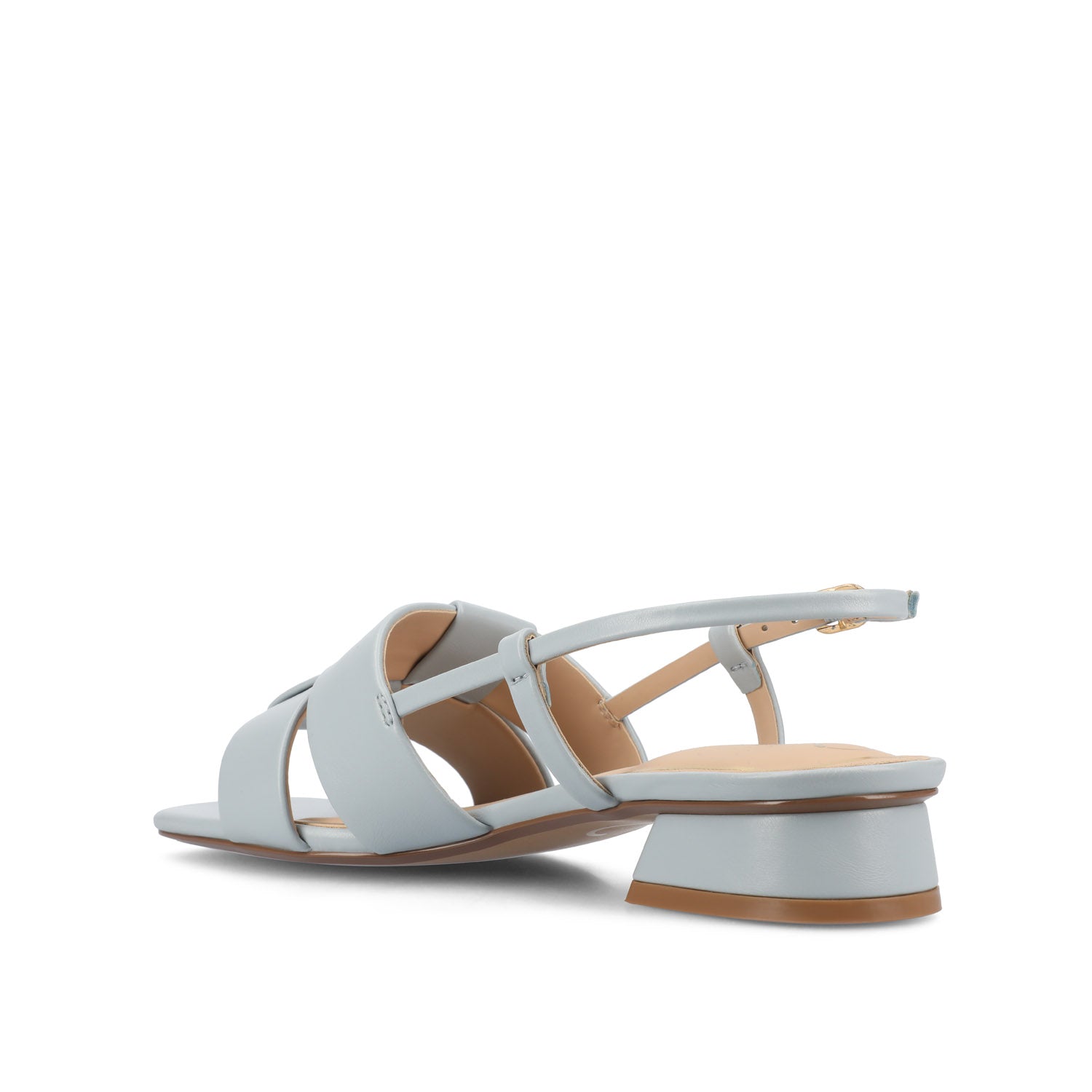 TABATHA LOW BLOCK HEELS IN VEGAN LEATHER IN WIDE