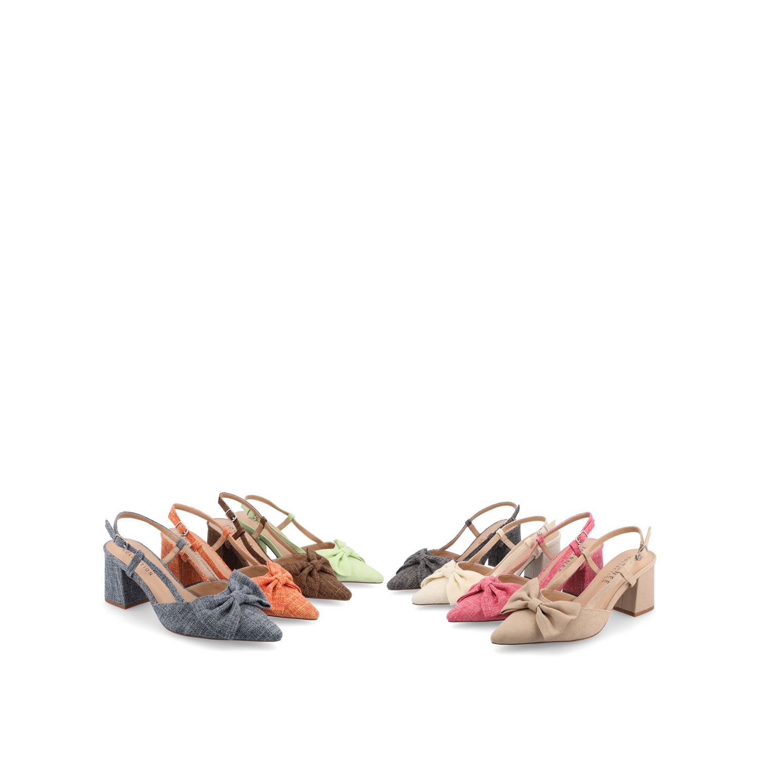 TAILYNN SLINGBACK BLOCK HEELS IN STATEMENT