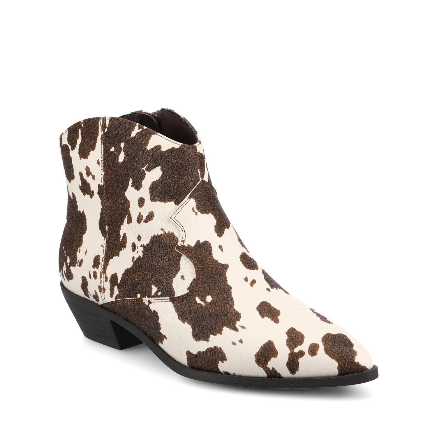TALIAH WESTERN ANKLE BOOTIES - Cow