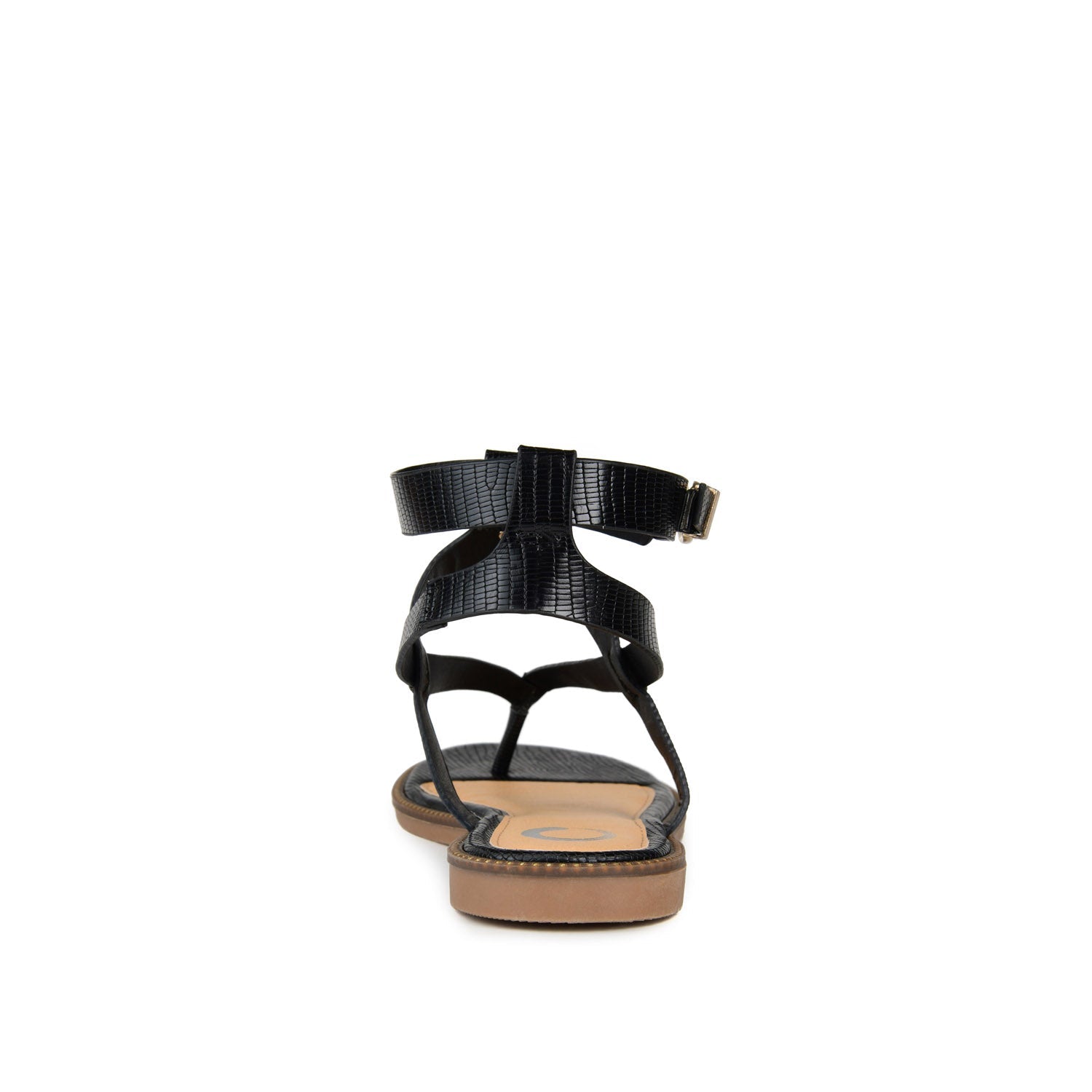 TANGIE MULTI STRAP SANDALS IN VEGAN LEATHER - Black