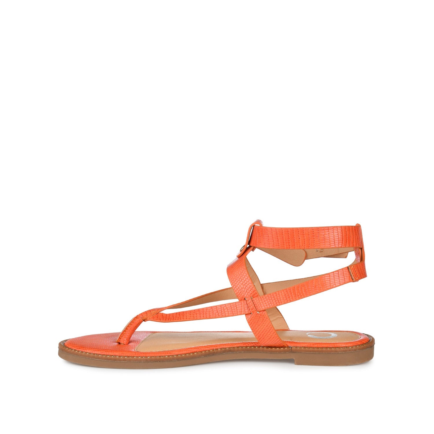 TANGIE MULTI STRAP SANDALS IN VEGAN LEATHER - Orange