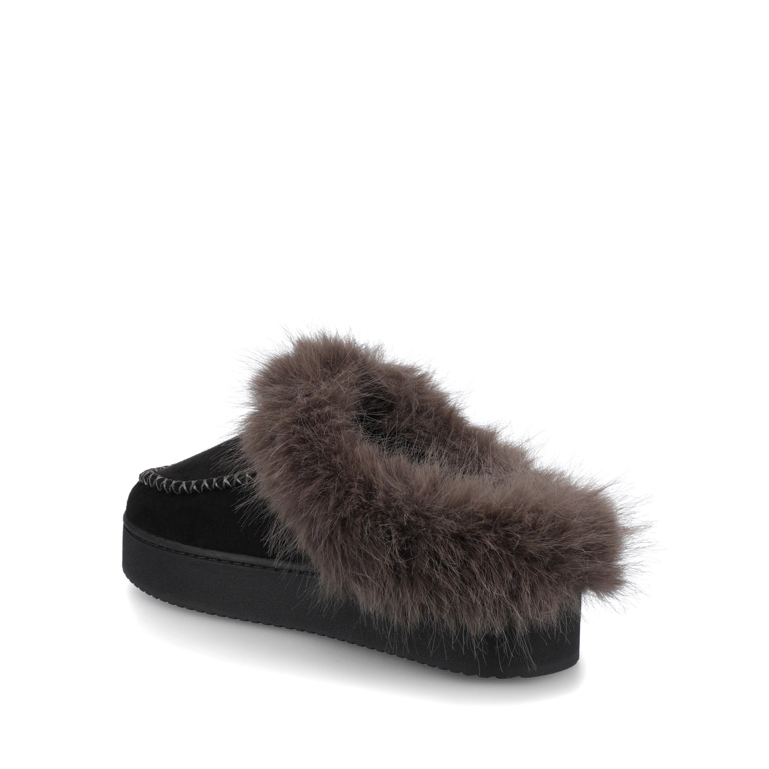TARAN MULE SLIPPER - Black