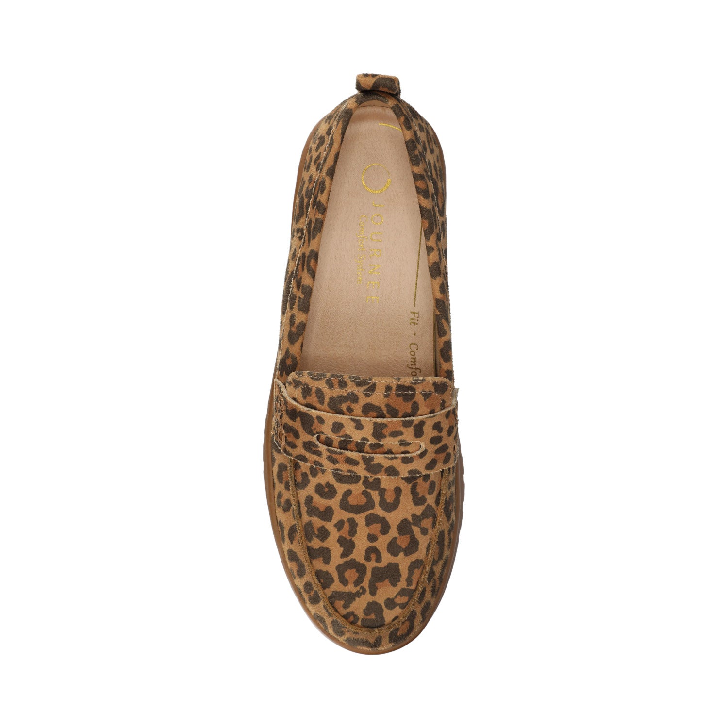 TAYLA PENNY LOAFER - Leopard Camel