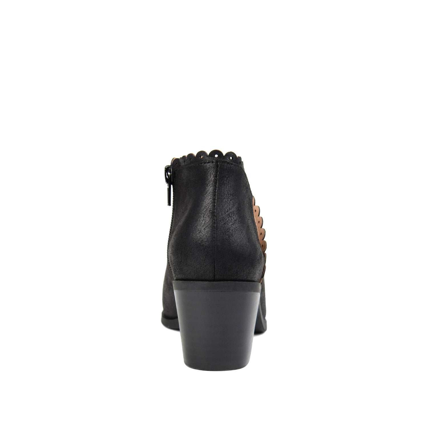 TESSA CUTOUT BOOTIE IN VEGAN LEATHER