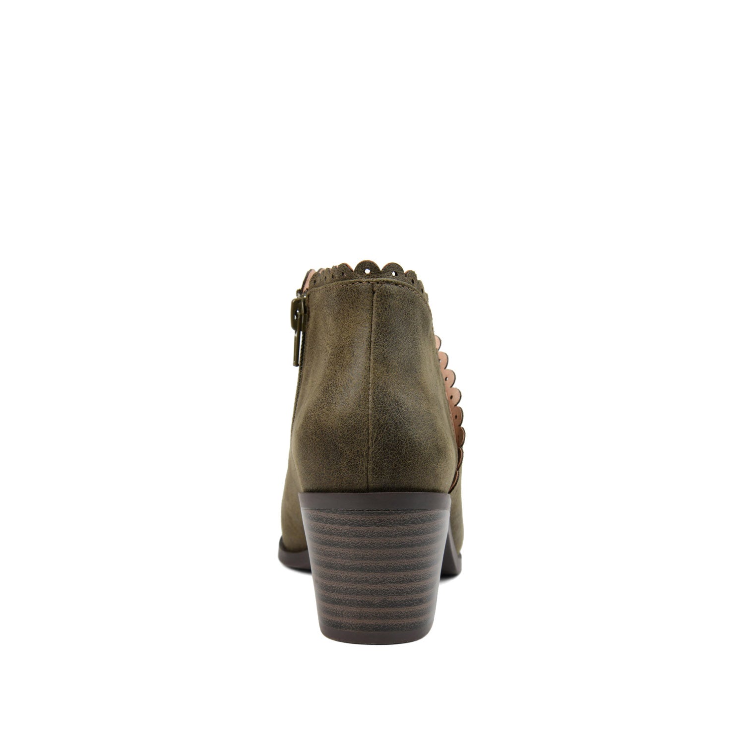 TESSA CUTOUT BOOTIE IN VEGAN LEATHER