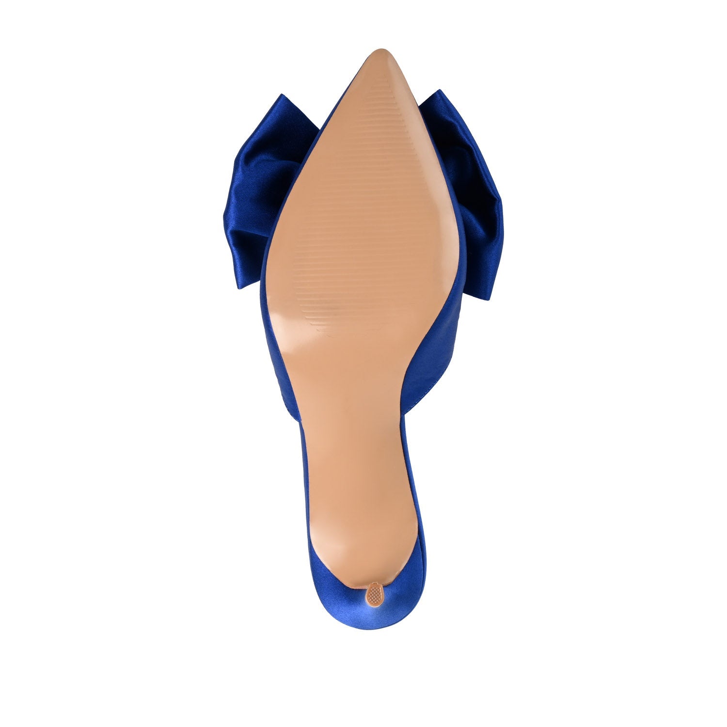 TIARRA STILETTO HEELS IN SATIN - Blue