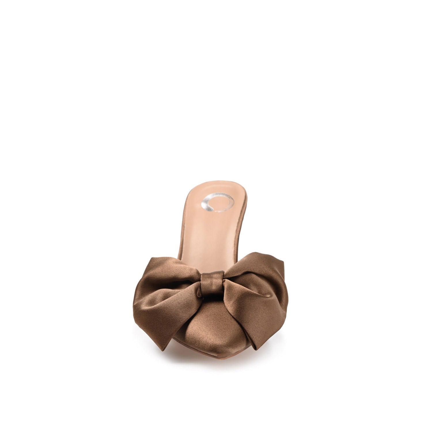 TIARRA STILETTO HEELS IN SATIN - Brown