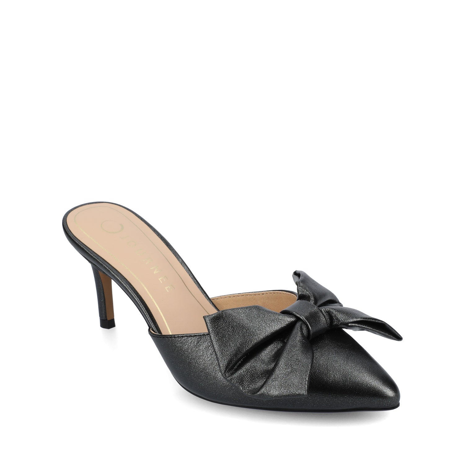 TIARRA SPARKLE STILETTO HEELS IN WIDE - Black Sparkle