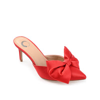 TIARRA STILETTO HEELS IN SATIN - Red