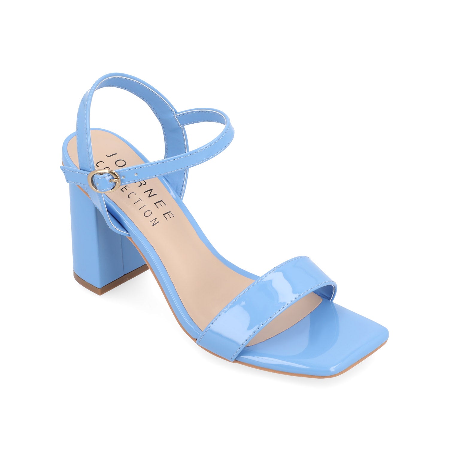 TIVONA STRAPPY BLOCK HEELS IN VEGAN LEATHER