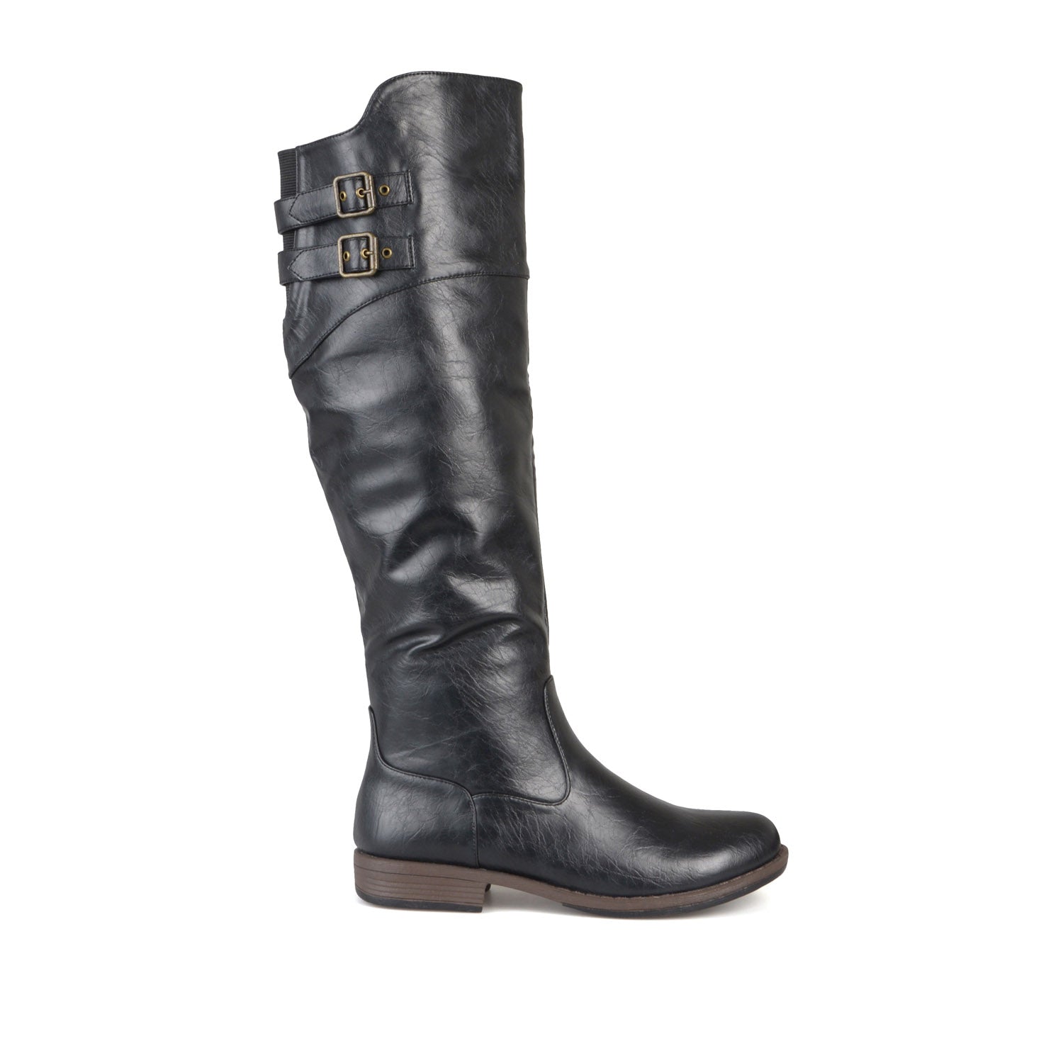 TORI RIDING BOOTS IN WIDE CALF - Black