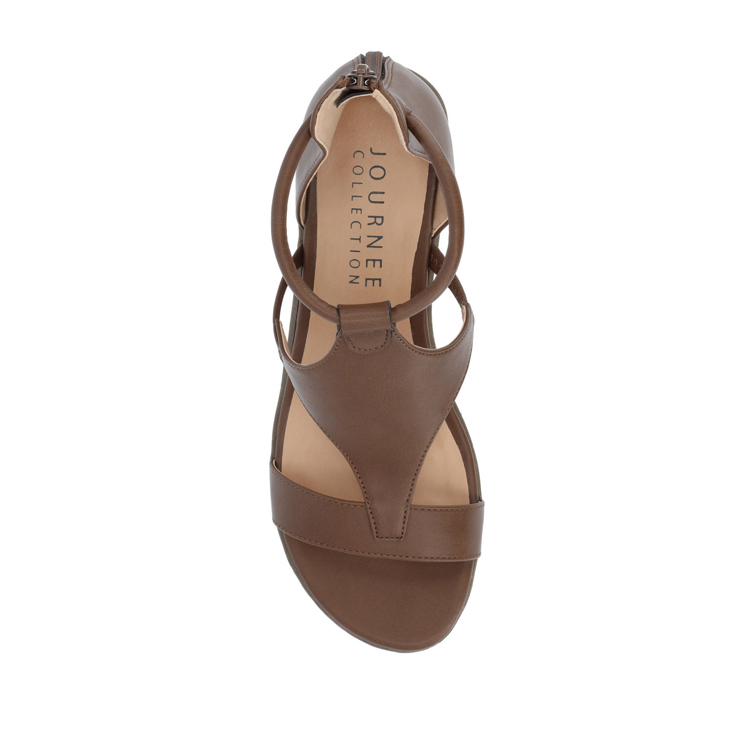 TRAYLE GLADIATOR SANDALS IN VEGAN LEATHER