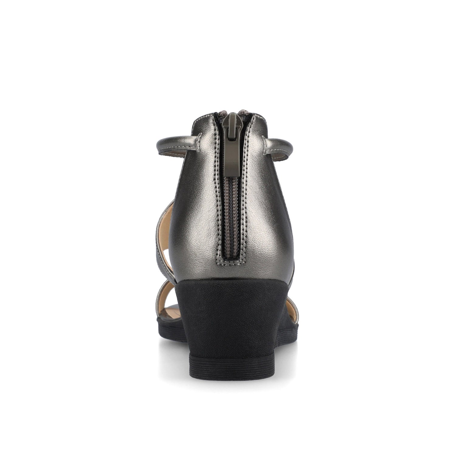TRAYLE WEDGE GLADIATOR SANDALS IN WIDE - Pewter