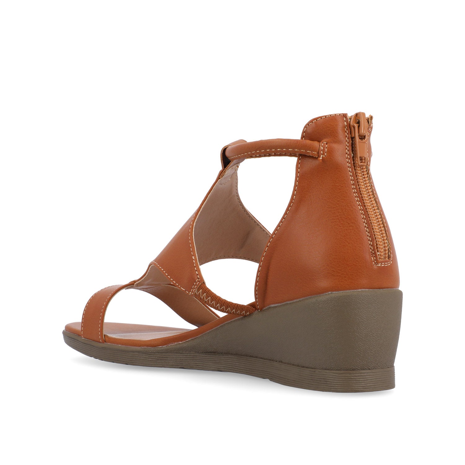 TRAYLE GLADIATOR SANDALS IN VEGAN LEATHER