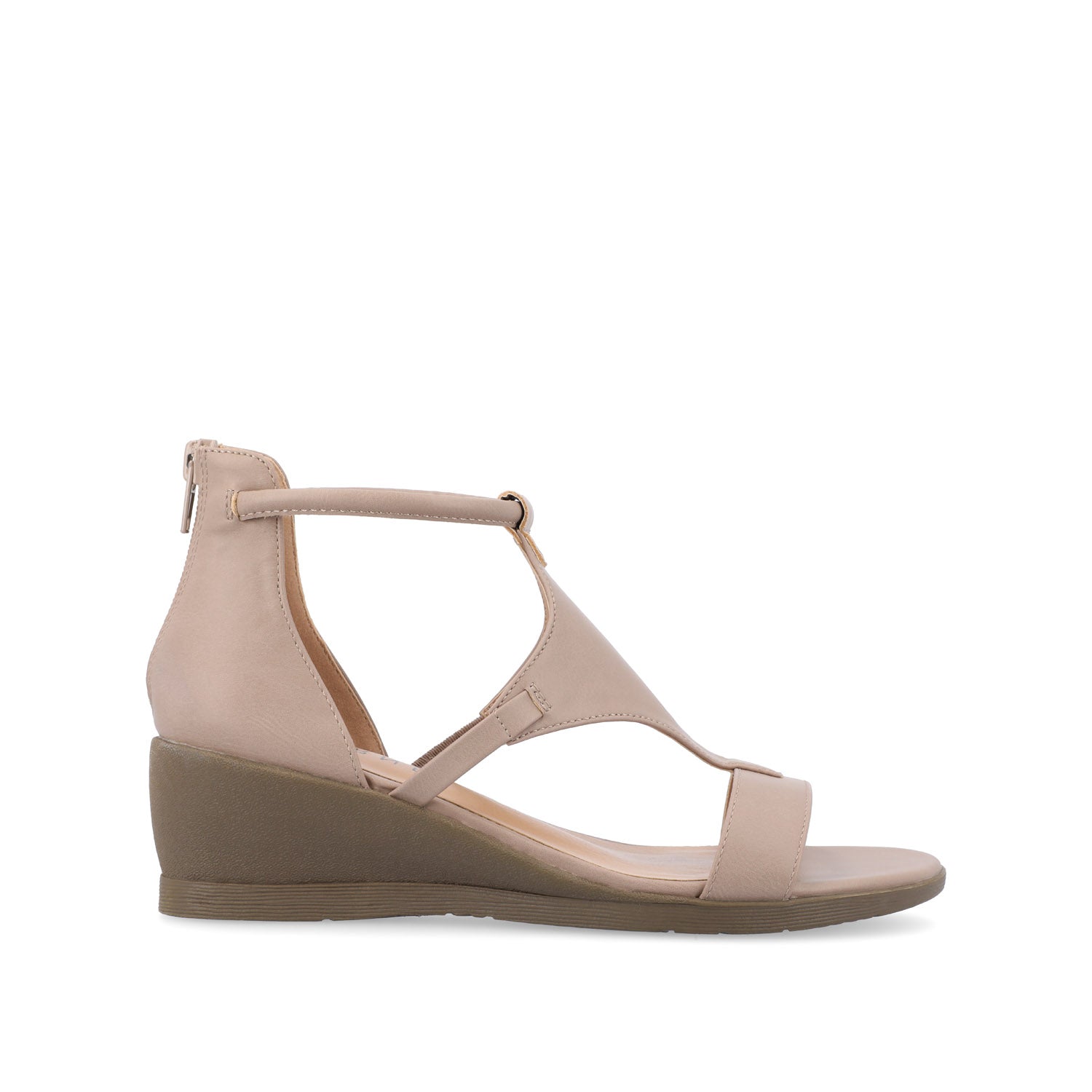 TRAYLE GLADIATOR SANDALS IN VEGAN LEATHER
