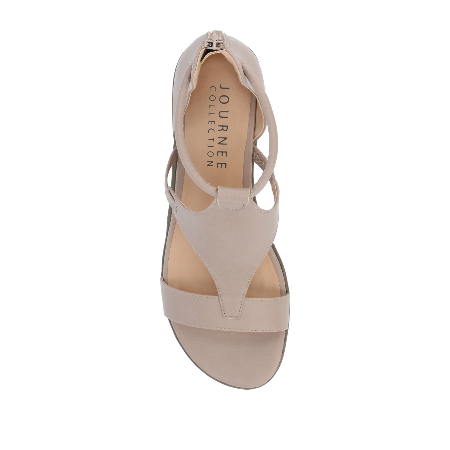 TRAYLE GLADIATOR SANDALS IN VEGAN LEATHER