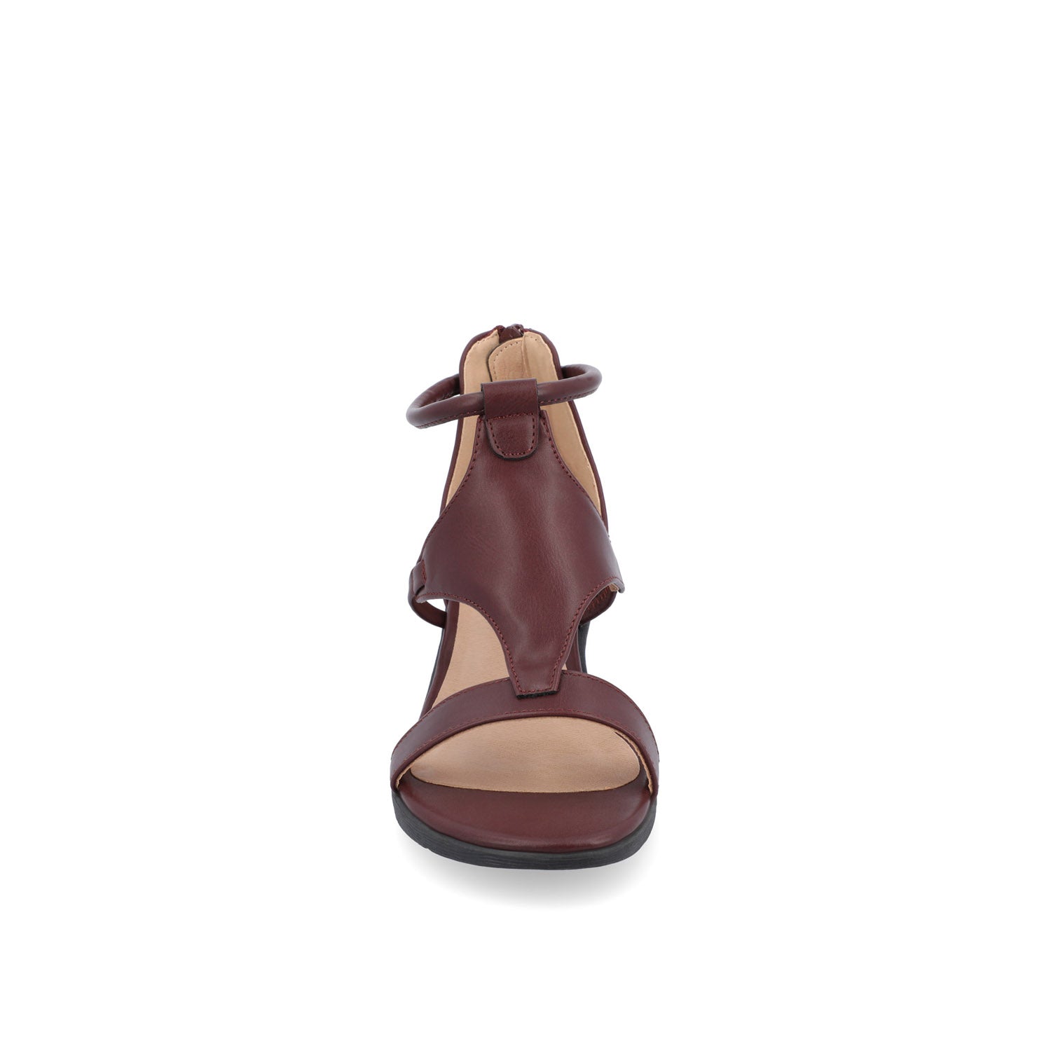 TRAYLE GLADIATOR SANDALS IN VEGAN LEATHER