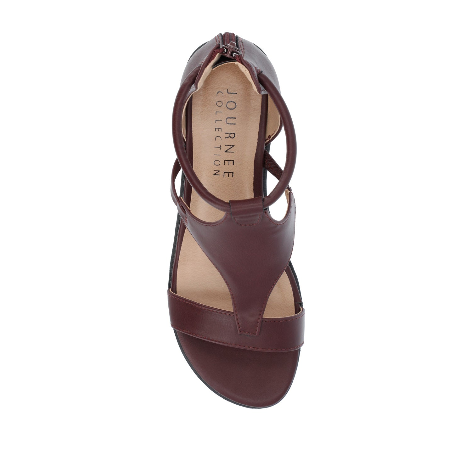 TRAYLE GLADIATOR SANDALS IN VEGAN LEATHER