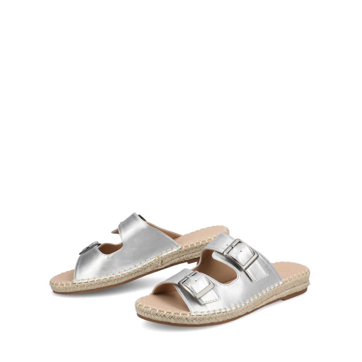 TRESAH ESPADRILLE SANDALS - Silver PU