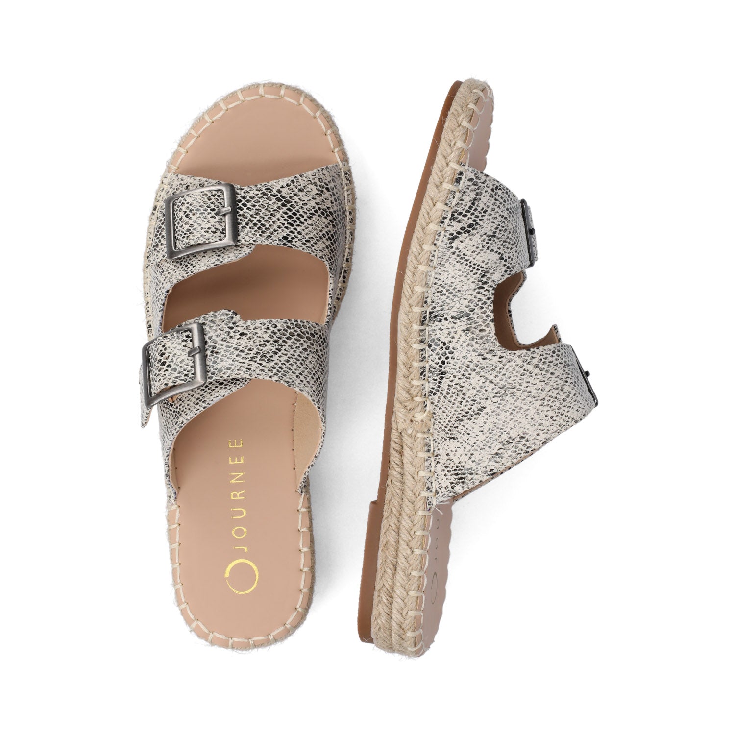 TRESAH ESPADRILLE SANDALS - Snake