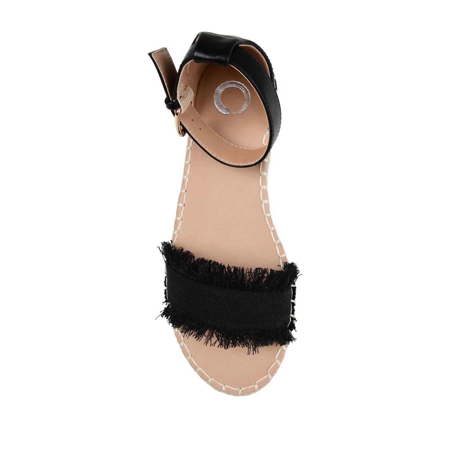TRISTEEN ESPADRILLE SANDALS IN FABRIC - Black