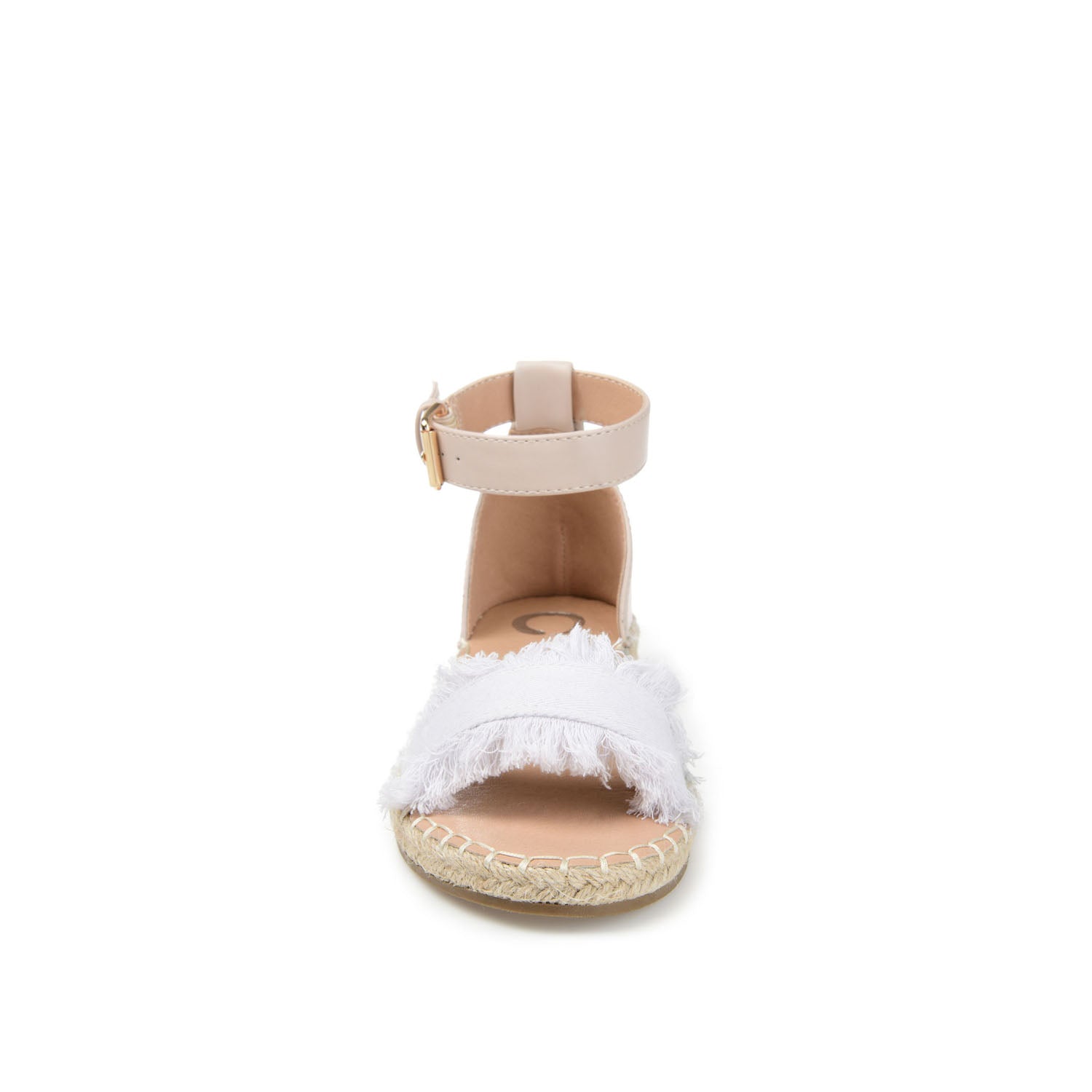 TRISTEEN ESPADRILLE SANDALS IN FABRIC - White