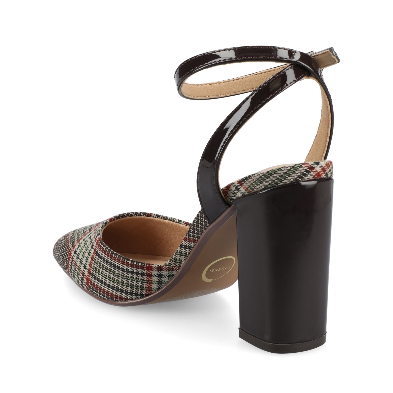 TYYRA IN CREAM CHOCOLATE PLAID - WIDE