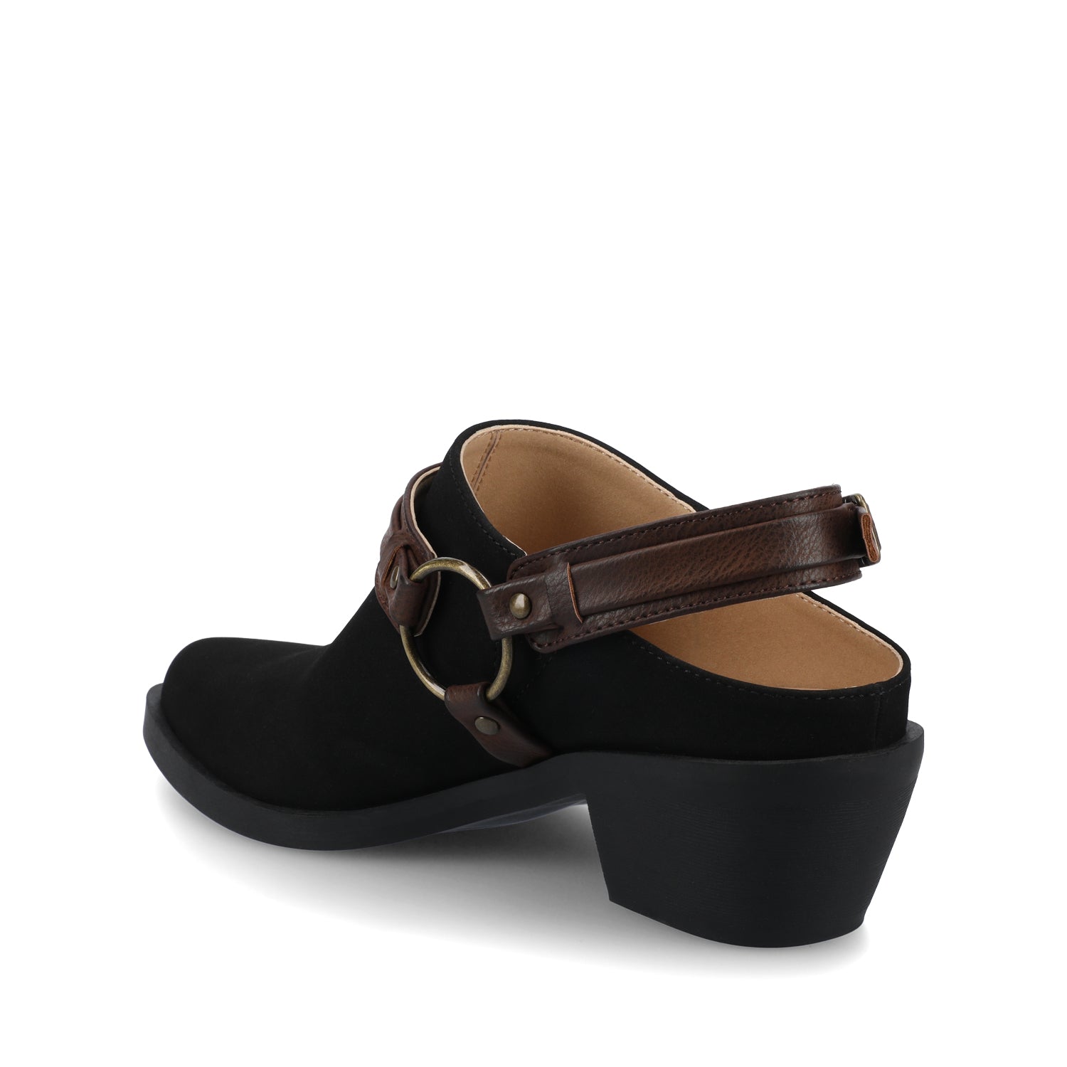URBANA STRAPPY MULES - Black