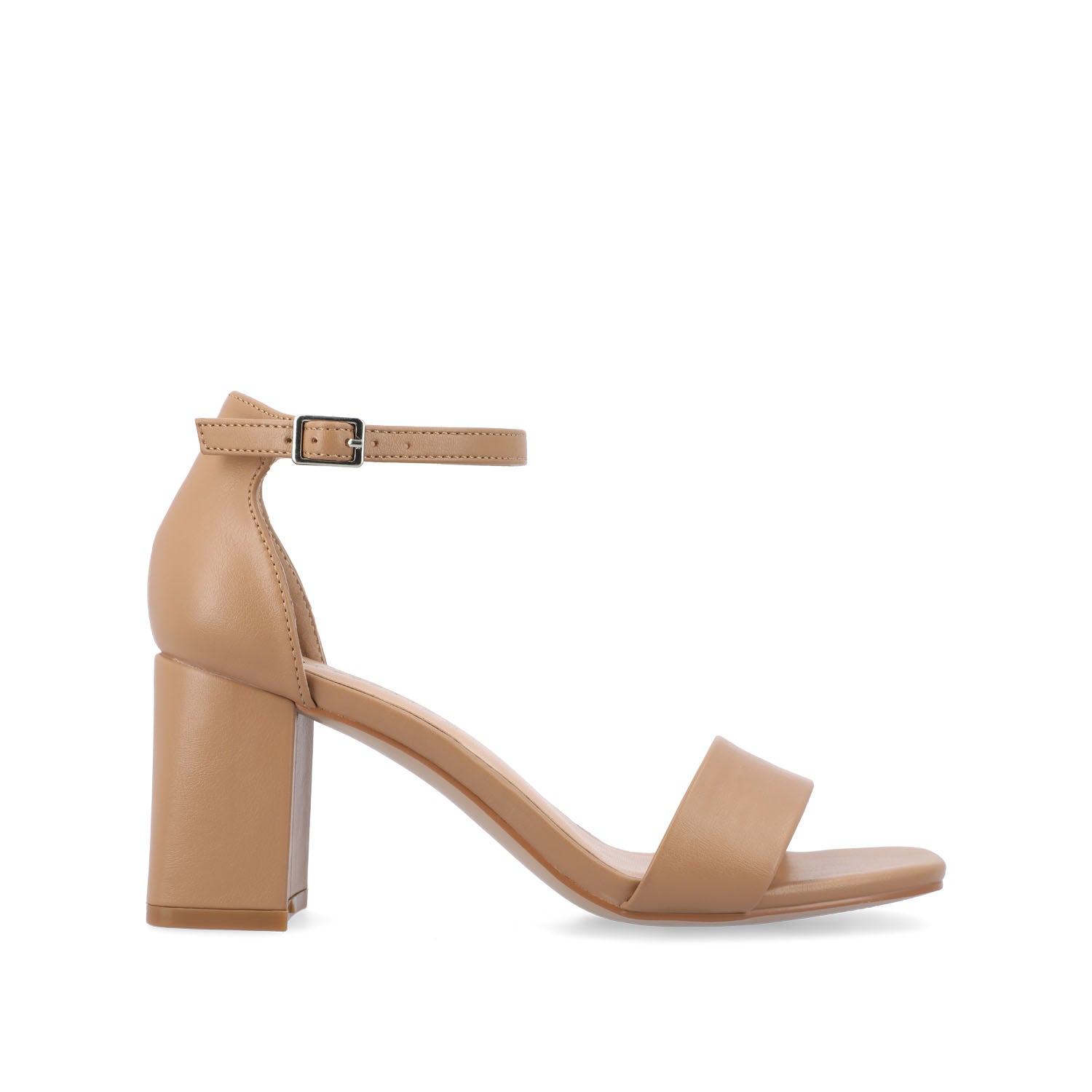 VALENNCIA WARM SHADE STRAPPY HEELS IN NARROW - Caramel