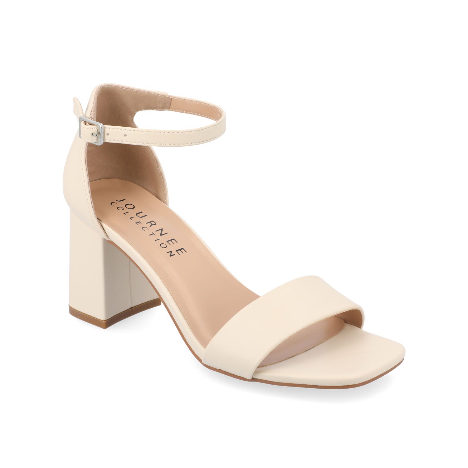 VALENNCIA WARM SHADE STRAPPY HEEL IN WIDE - Cream