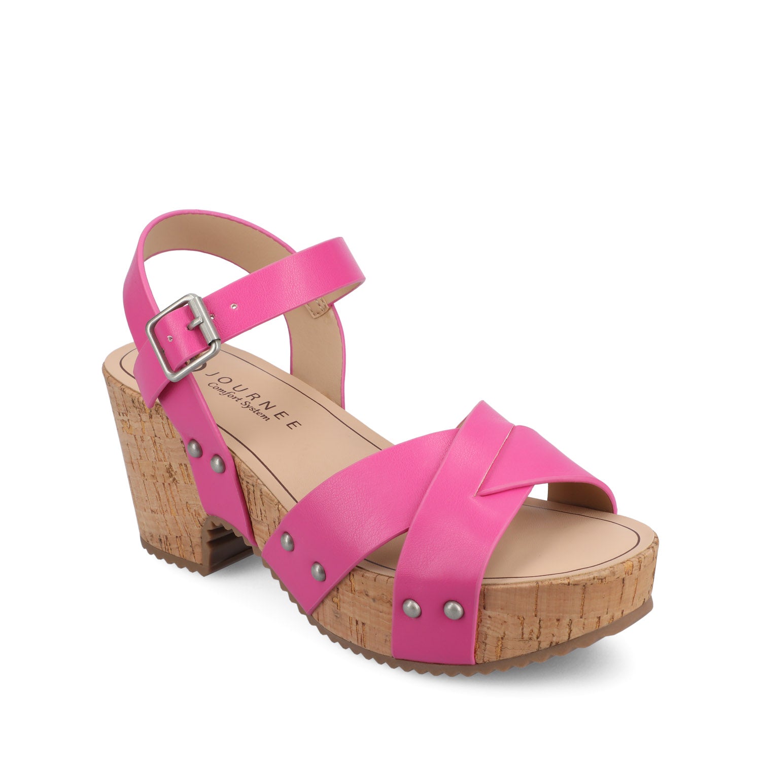 VALENTINA HEELED SANDALS IN VEGAN LEATHER