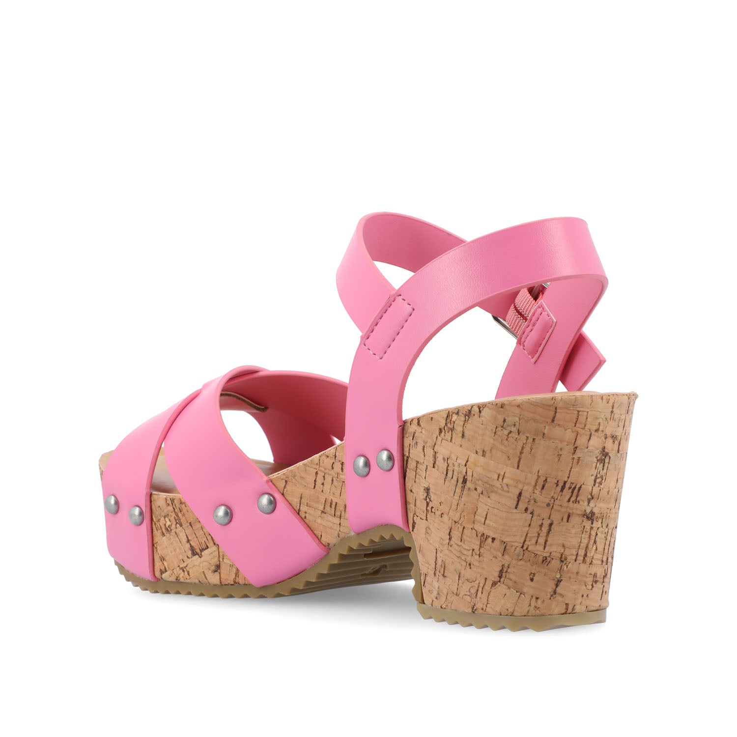 VALENTINA HEELED SANDALS IN VEGAN LEATHER