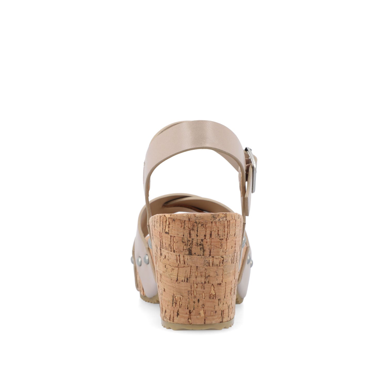 VALENTINA HEELED SANDALS IN VEGAN LEATHER - Taupe