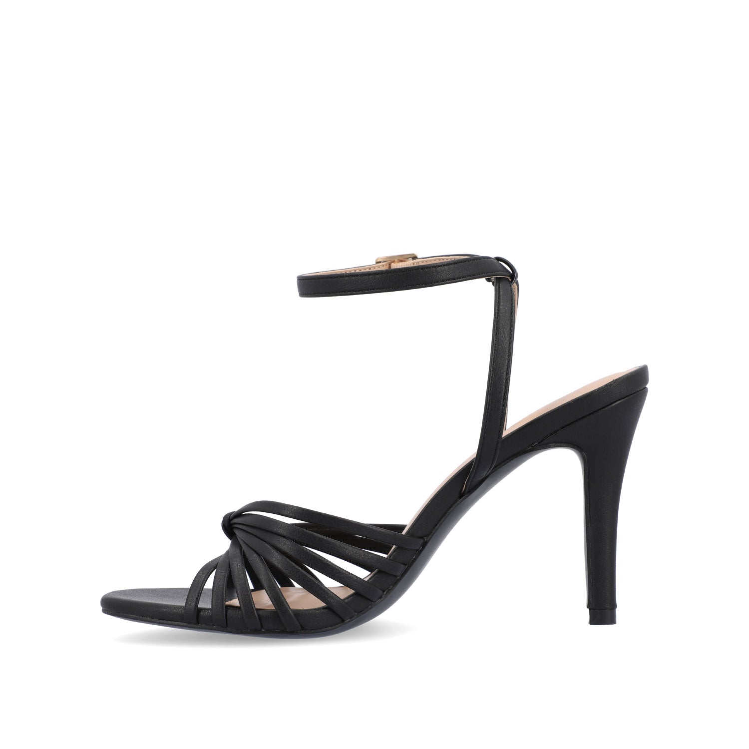 VANITA STILETTO HEELS IN VEGAN LEATHER IN WIDE - Black