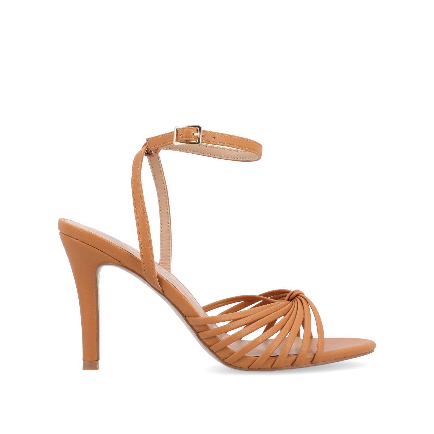 VANITA STILETTO HEELS IN VEGAN LEATHER IN WIDE - Tan