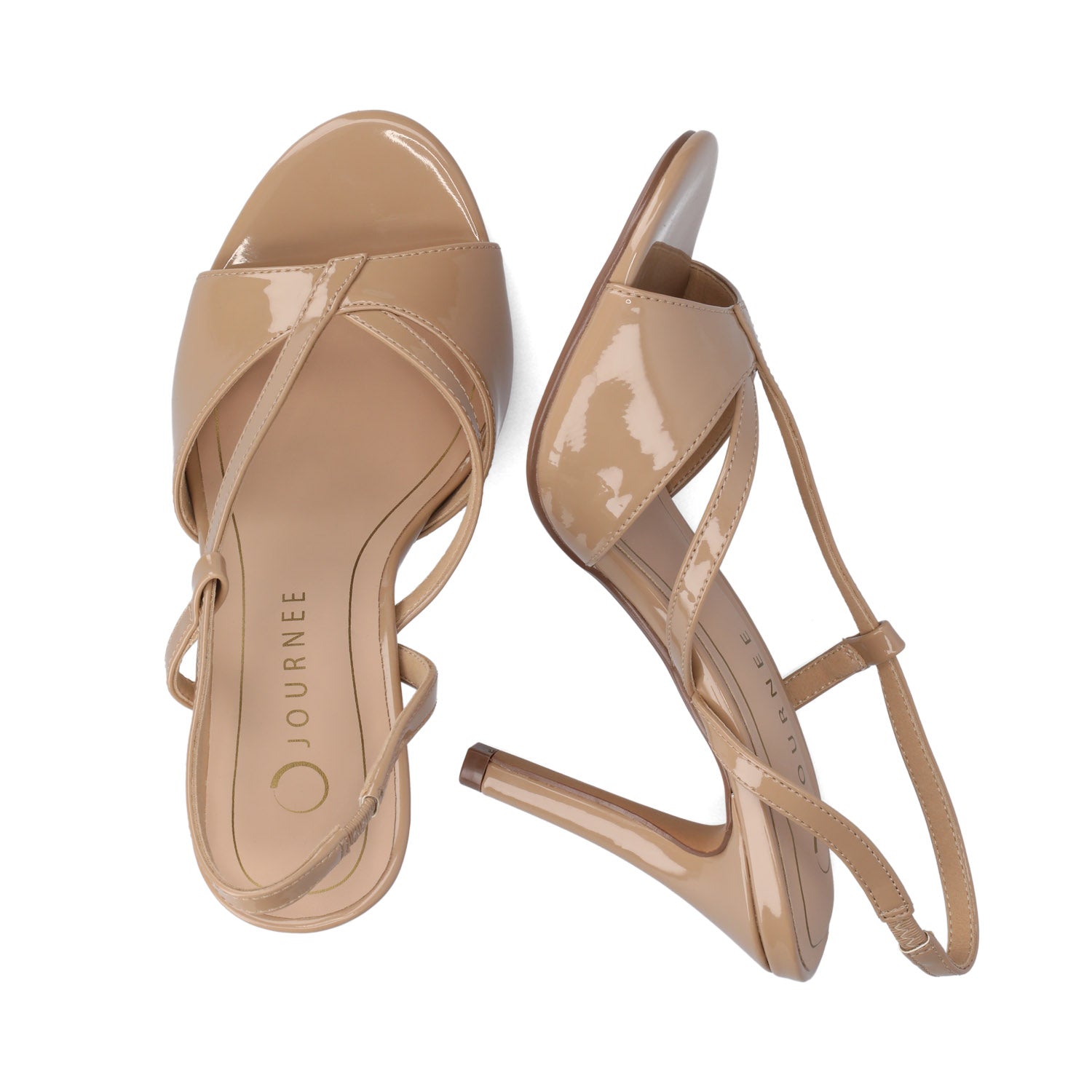 VARRA DRESS SANDALS - Nude Patent