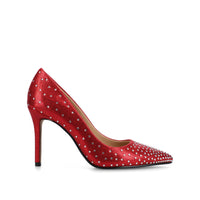 VENUS STATEMENT STILETTO DRESS PUMPS - Red
